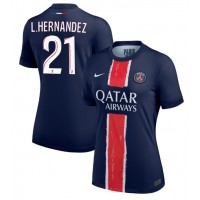 Fotbalové Dres Paris Saint-Germain Lucas Hernandez #21 Dámské Domácí 2024-25 Krátký Rukáv